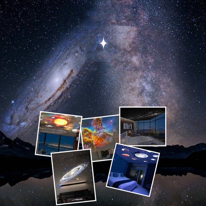 Planetarium Galaxy Projector – 12 Space Scenes with 360° Rotation