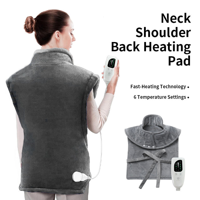 Heat Grove Electric Heating Shawl for Neck, Shoulders and Back, 120W