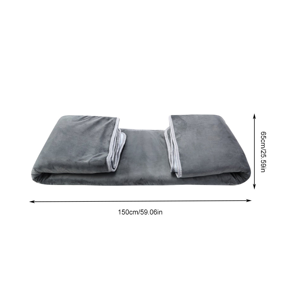 Simple Fashion Electric Heating Blanket in Gray Tweed