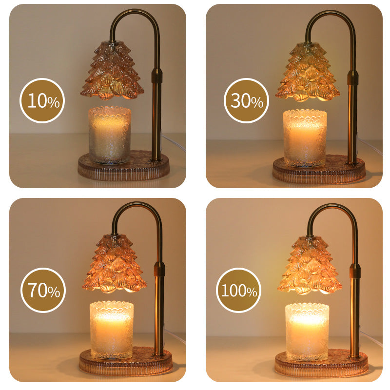 Candle Warmer Lamp with Timer and Dimmer, Adjustable Height