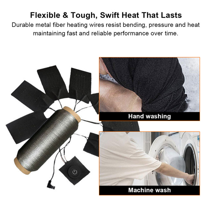 Heated Yoga Pad - 5-Zone Rapid Heat, USB Powered, Camping &amp; Home Use