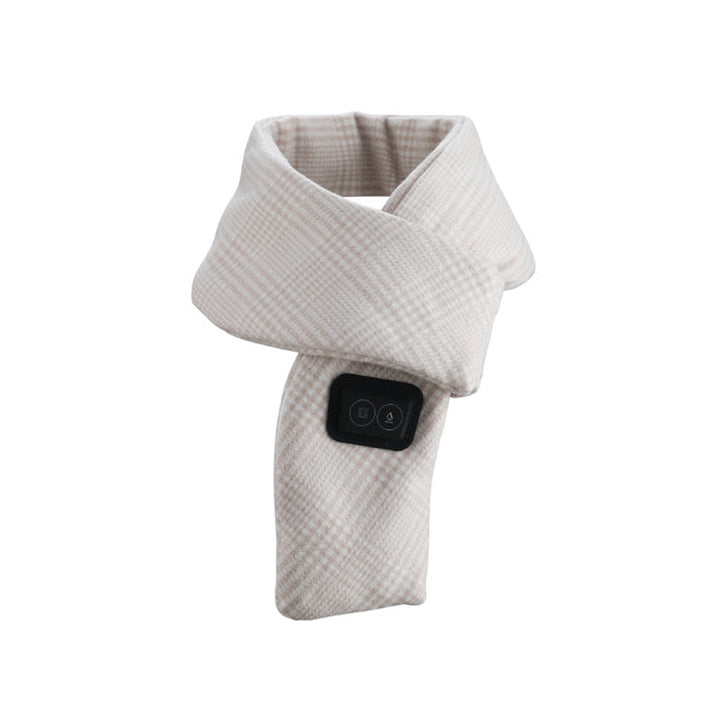 Velvet Heated Scarf with Three Heat Levels and USB Power