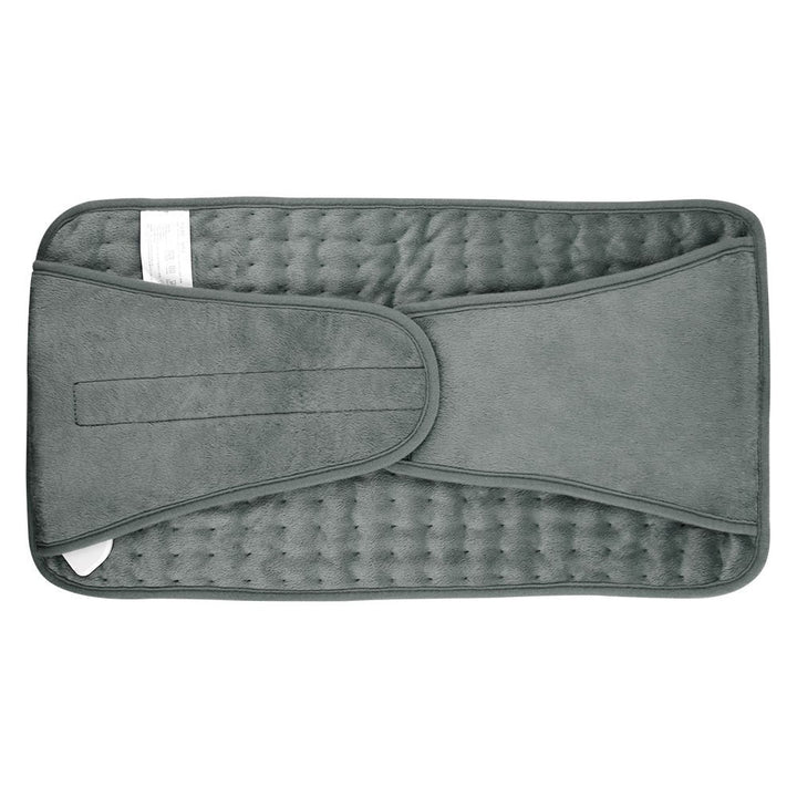 Gray electric heating pad belt for waist
