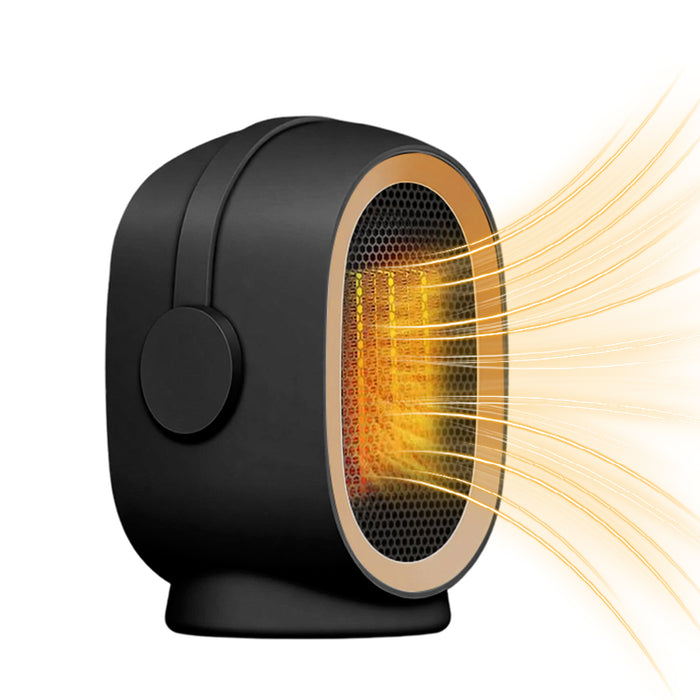 Heat Grove Compact 800W Ceramic Space Heater for Desk or Bedside