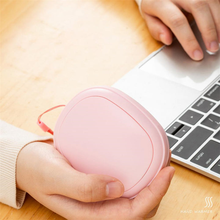 Mini Rechargeable Hand Warmer with 3 Heat Levels, Double-Sided
