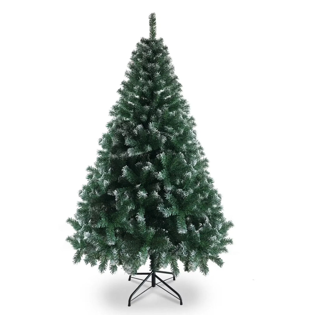 Light green Christmas tree with white tips