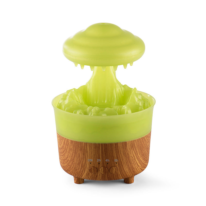 Rain cloud humidifier dripping water drops