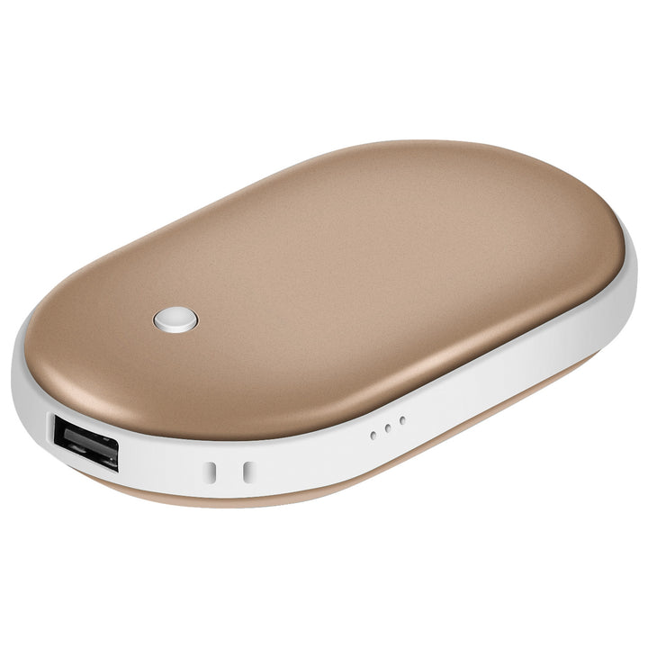 Rechargeable Hand Warmer Power Bank, 5000 mAh Double-Sided