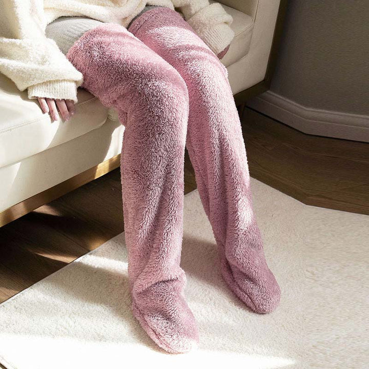 Knee warmer socks
