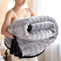 Heat Grove™ Reversible Fleece Blanket, Plush Double-Sided Warmth