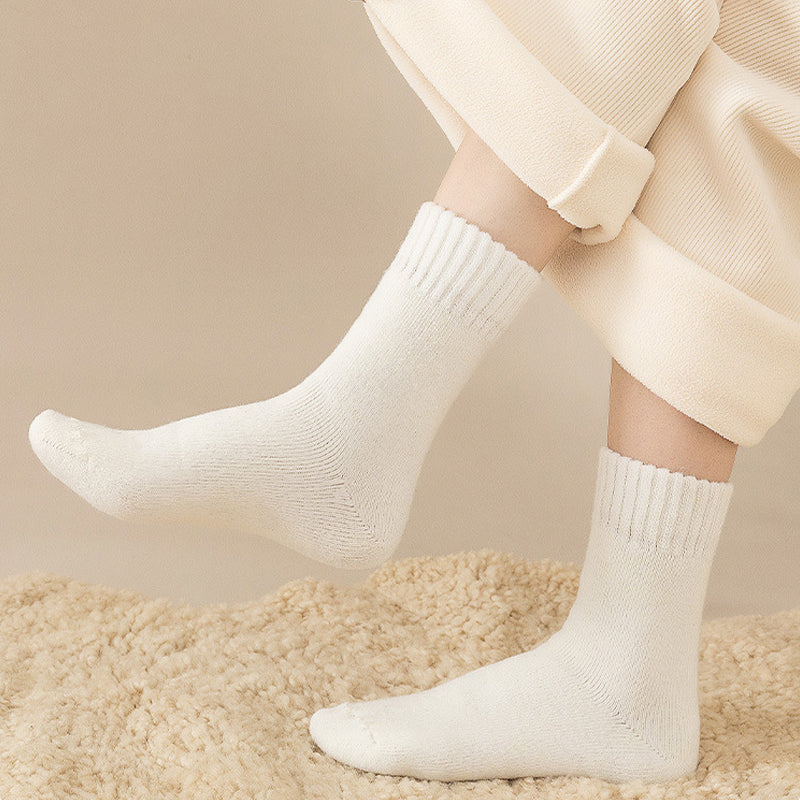Unisex Thermal Socks | Self-Heating Fleece Lining | Moisture-Wicking | 3-Pair Set