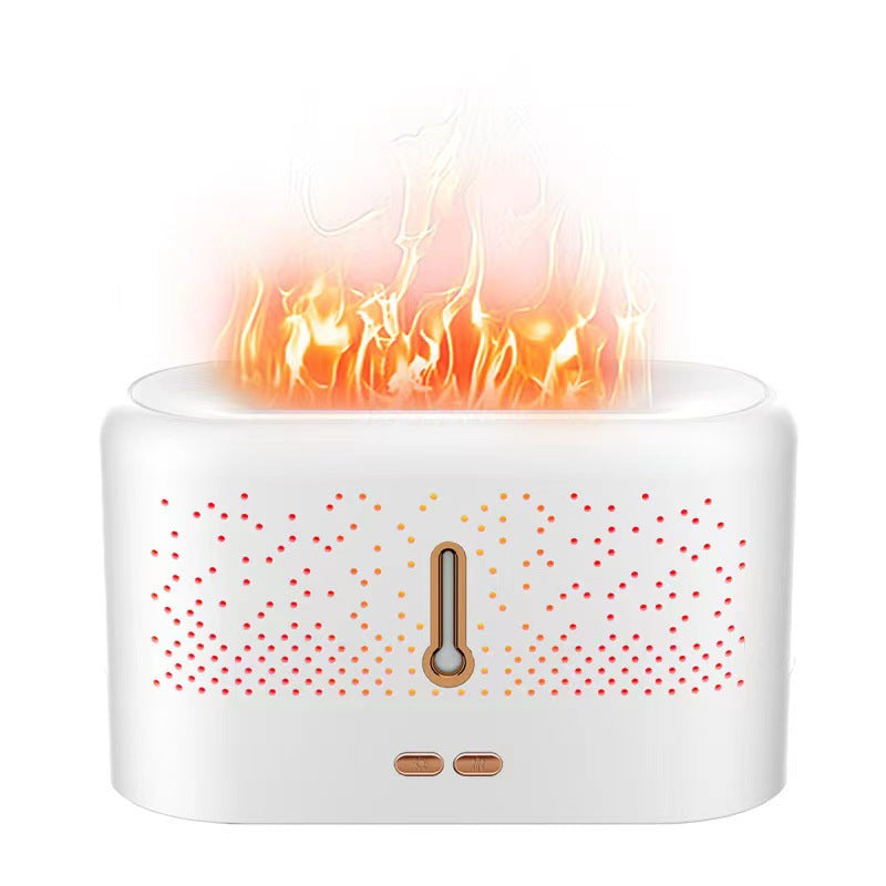 Ultrasonic Flame Aromatherapy Diffuser with Essential Oils, 200 ml