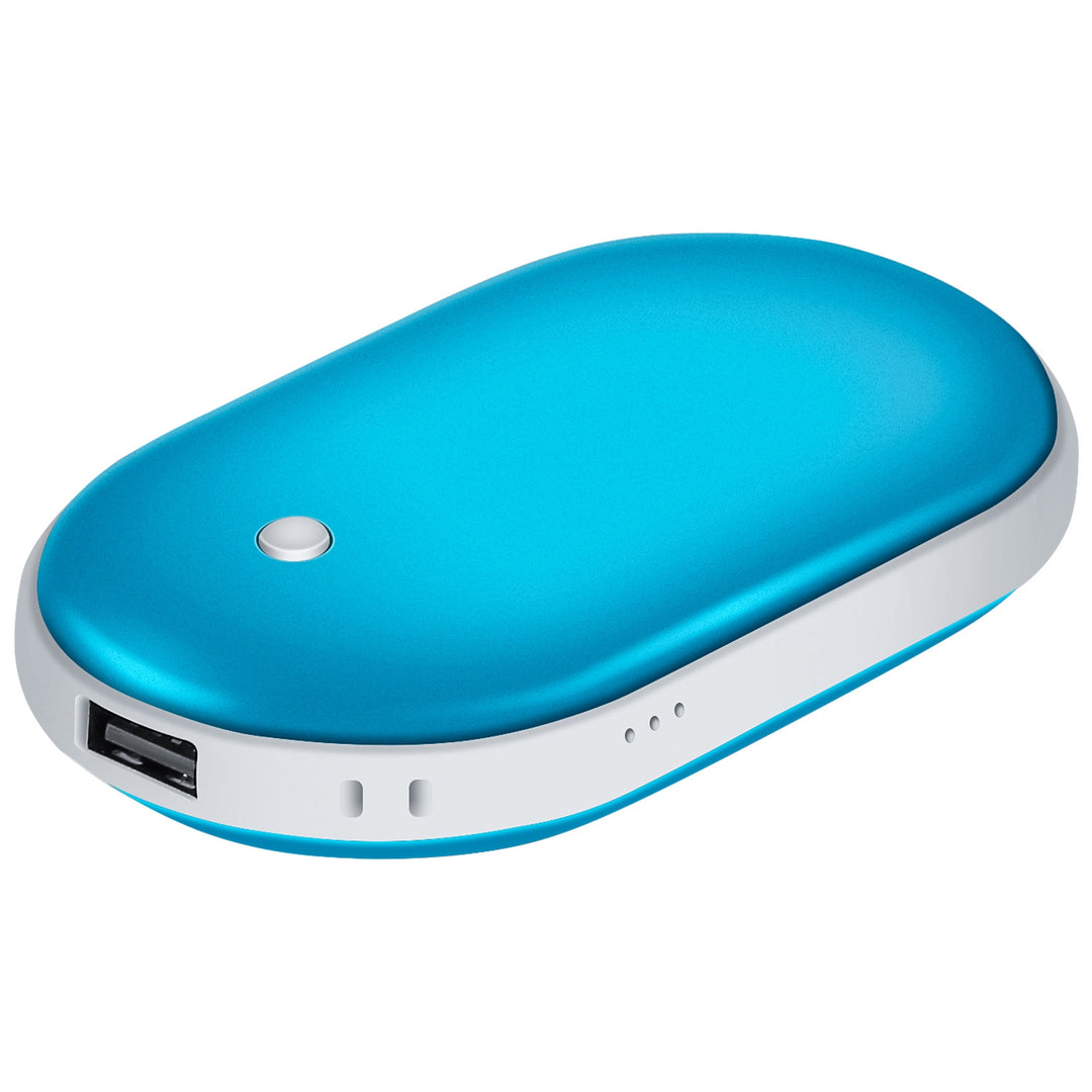 Rechargeable Hand Warmer Power Bank, 5000 mAh Double-Sided