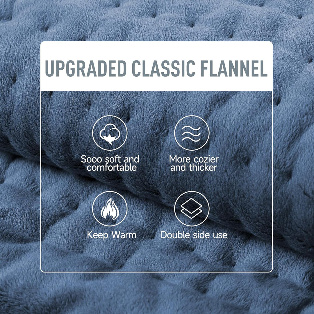 Plush Flannel Electric Heating Pad with 6 Heat Levels – Heat Grove