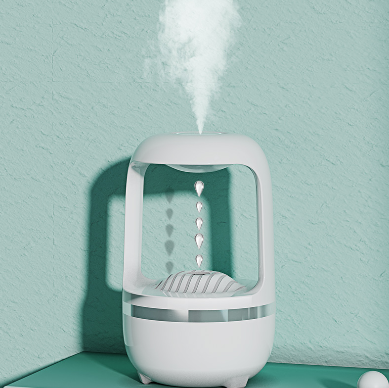 Anti-Gravity Water Drop Humidifier, 500 mL, Heavy Mist