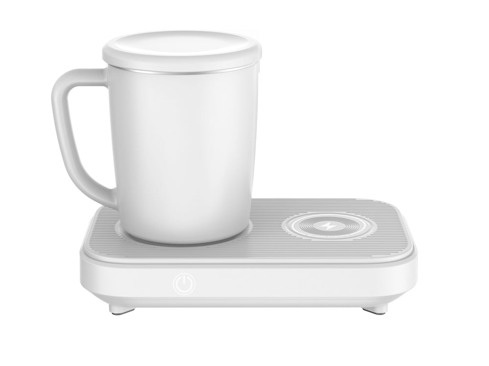Cup warmer cooler with wireless phone charger
