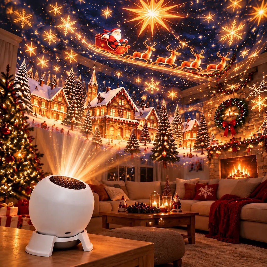Christmas Projector Light – Festive Patterns for Walls &amp; Ceiling
