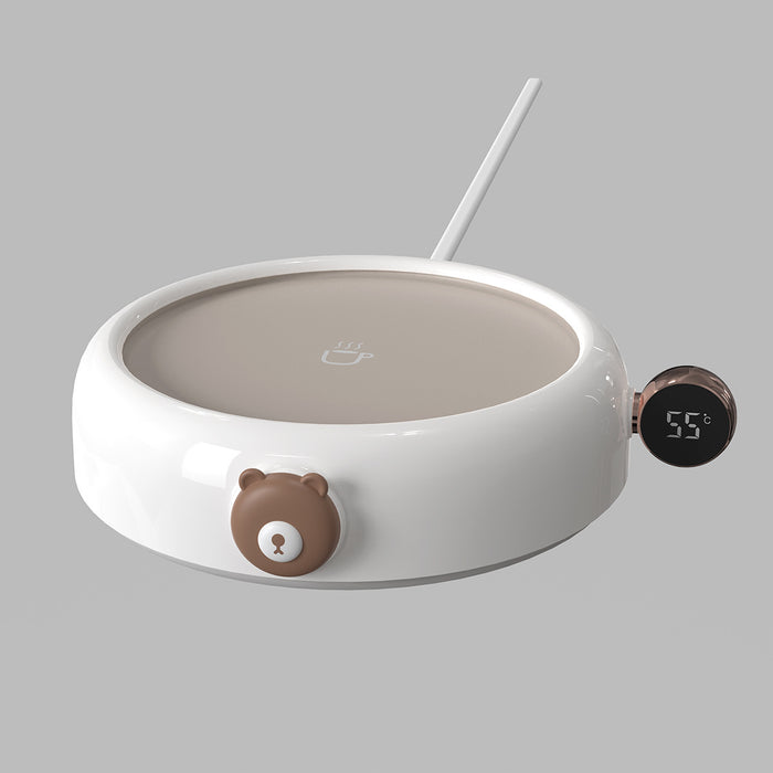 Heat Grove Cute Bear Mug Warmer with Display and Matching Cup