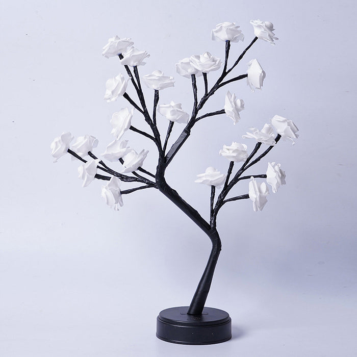 Heat Grove Rose Tree Table Lamp with Bendable Branches