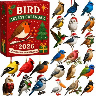 Heat Grove Advent Calendar with 24 Acrylic Mini Ornaments