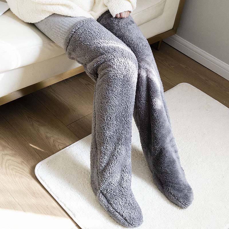 Knee warmer socks