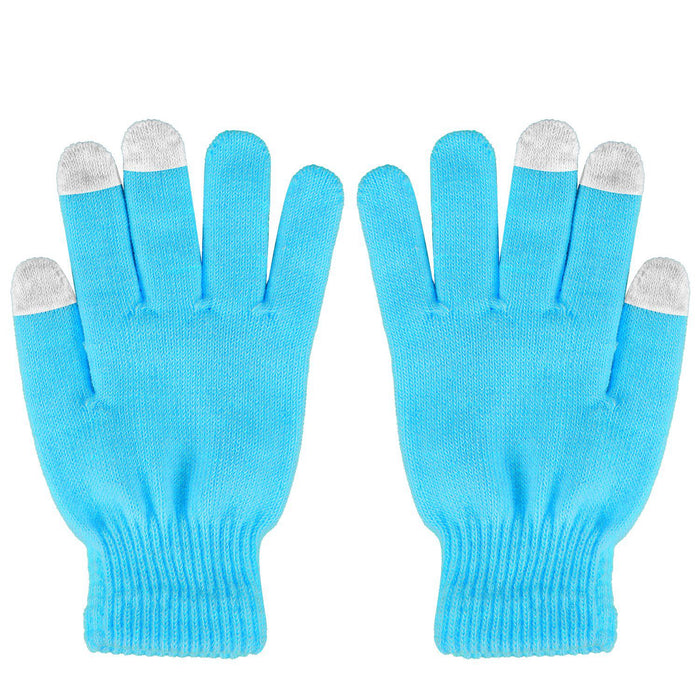 Heat Grove Touchscreen Knit Gloves with Three Smart Fingertips
