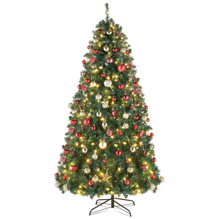 Heat Grove 10 ft Pre-Lit Christmas Tree with 1200 LED Lights