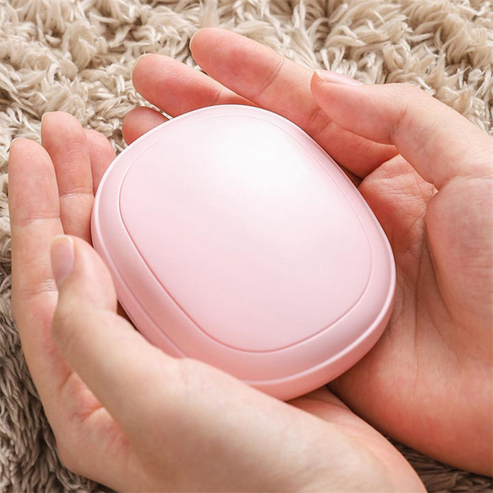 Mini Rechargeable Hand Warmer with 3 Heat Levels, Double-Sided