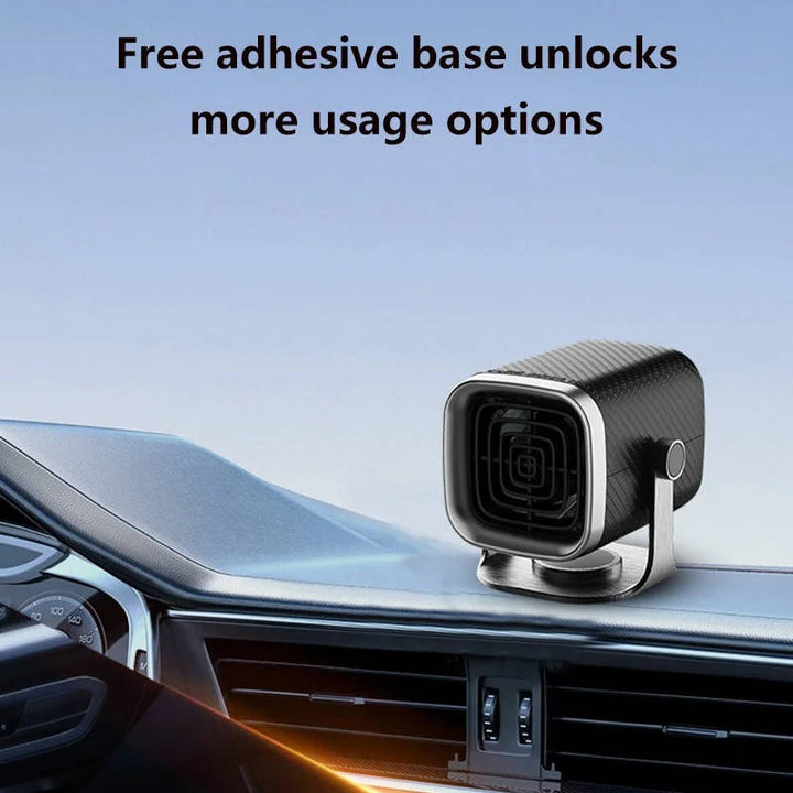 Car Heater Demister 12V/24V | Ceramic Quick Heater 120W/150W | 360° Rotatable for Clear View on Windscreen