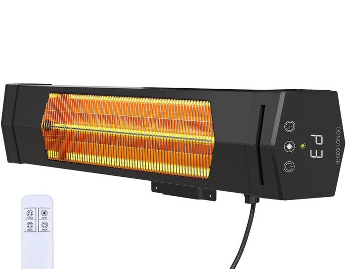 Heat Grove Infrared Patio Heater 1500W with Remote, Indoor and Outdoor