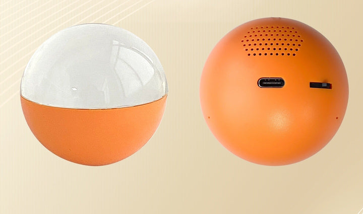 Crystal ball video player with photo