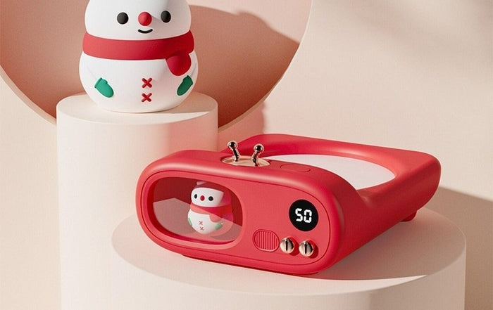 Heat Grove Cute TV Mug Warmer with Character Figure and Night Light