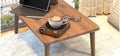 Walnut electric mug warmer with digital display