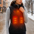 Heat Grove™ Women's Heated Vest with 9 Zones and Stand-Up Collar