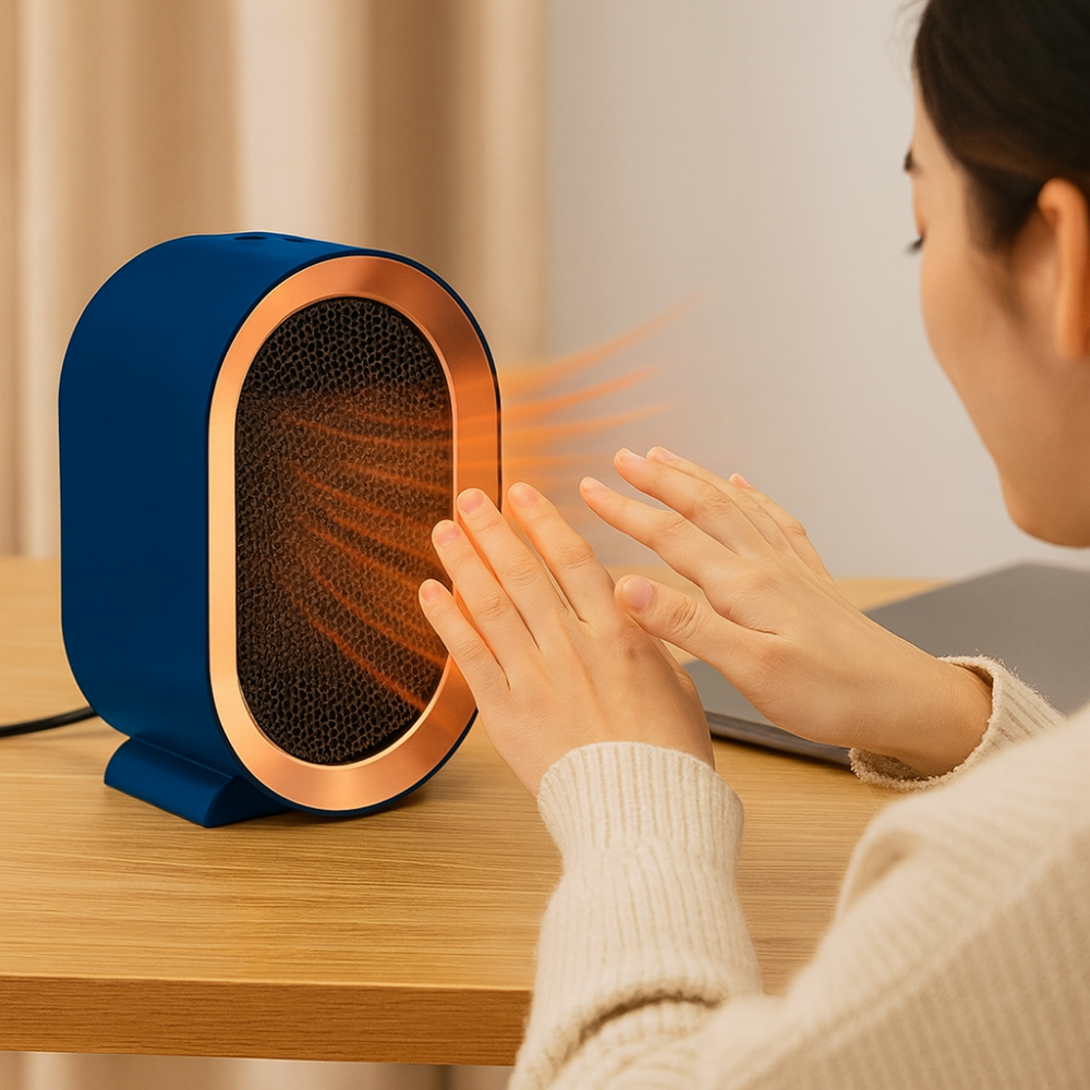Heat Grove™ PTC Ceramic Space Heater with Tip-Over Shutoff