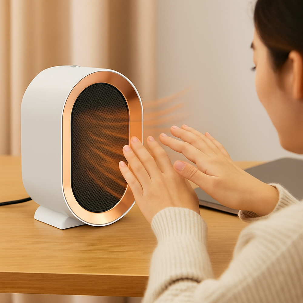 Heat Grove™ PTC Ceramic Space Heater with Tip-Over Shutoff