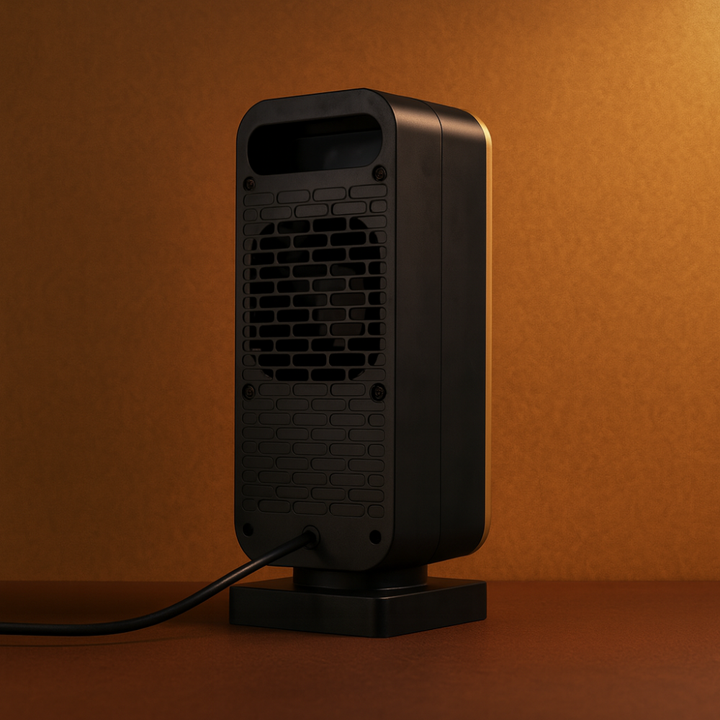 Heat Grove™ 500W Quiet Ceramic Mini Space Heater with Tip-Over Safety