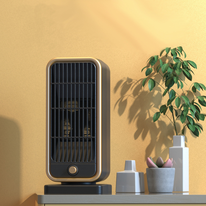 Heat Grove™ 500W Quiet Ceramic Mini Space Heater with Tip-Over Safety