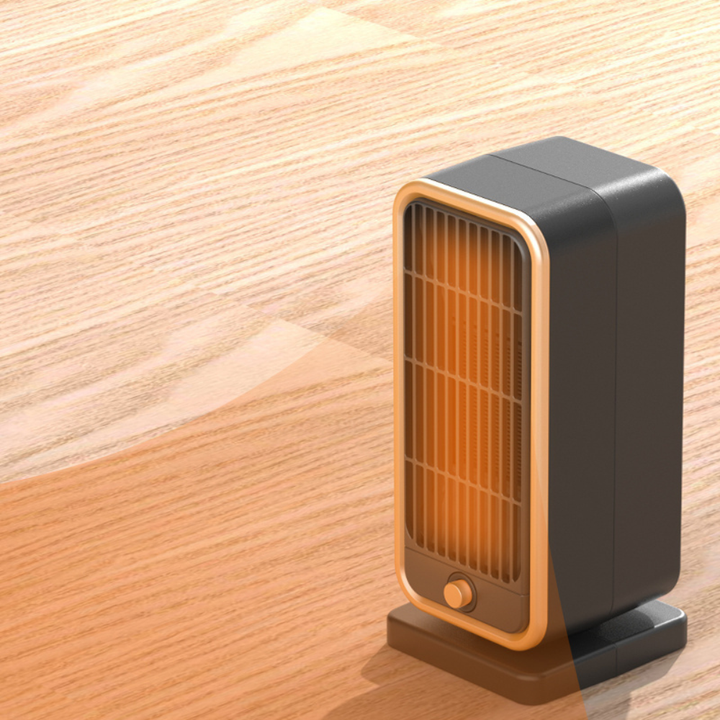 Heat Grove™ 500W Quiet Ceramic Mini Space Heater with Tip-Over Safety