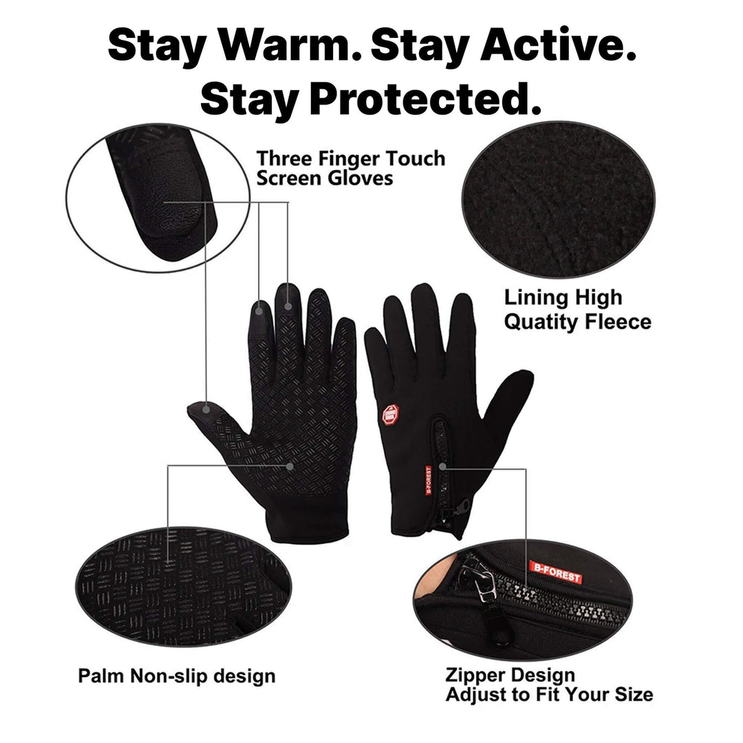 Heated Feeling Gloves Windproof Outdoor Thermal Wear