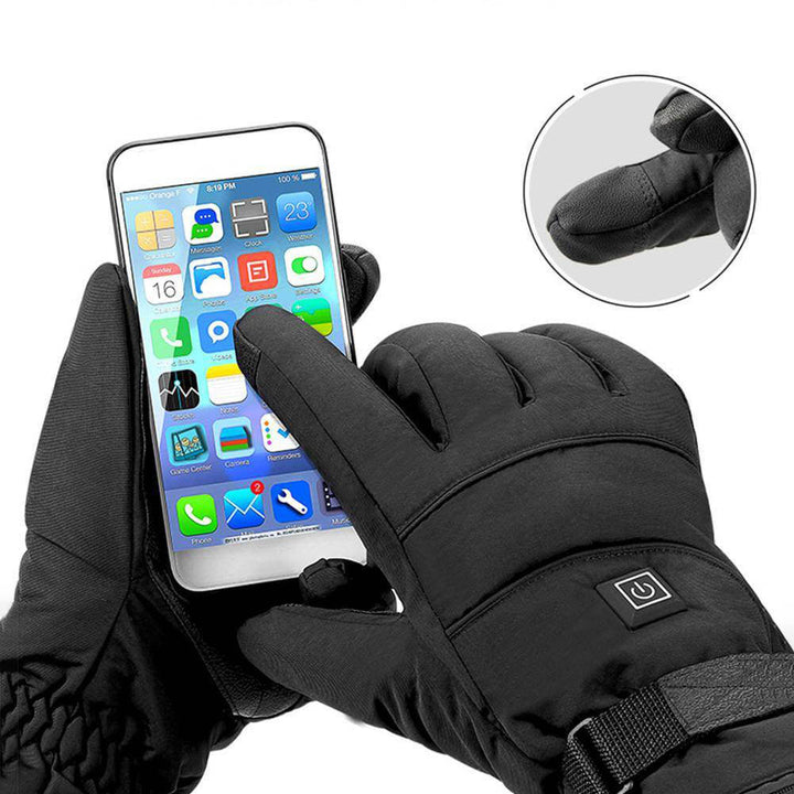 Waterproof Heated Gloves for Men &amp; Women with Touchscreen