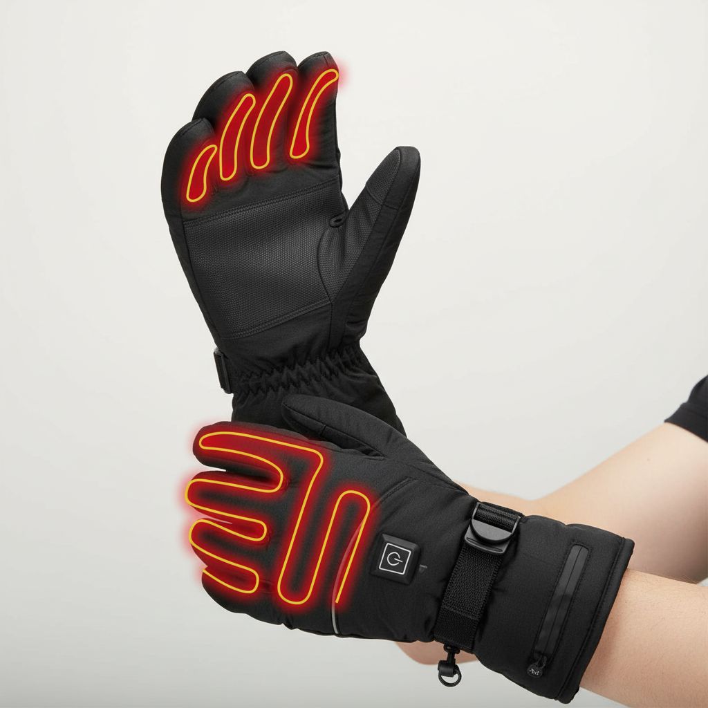 Waterproof Heated Gloves for Men &amp; Women with Touchscreen