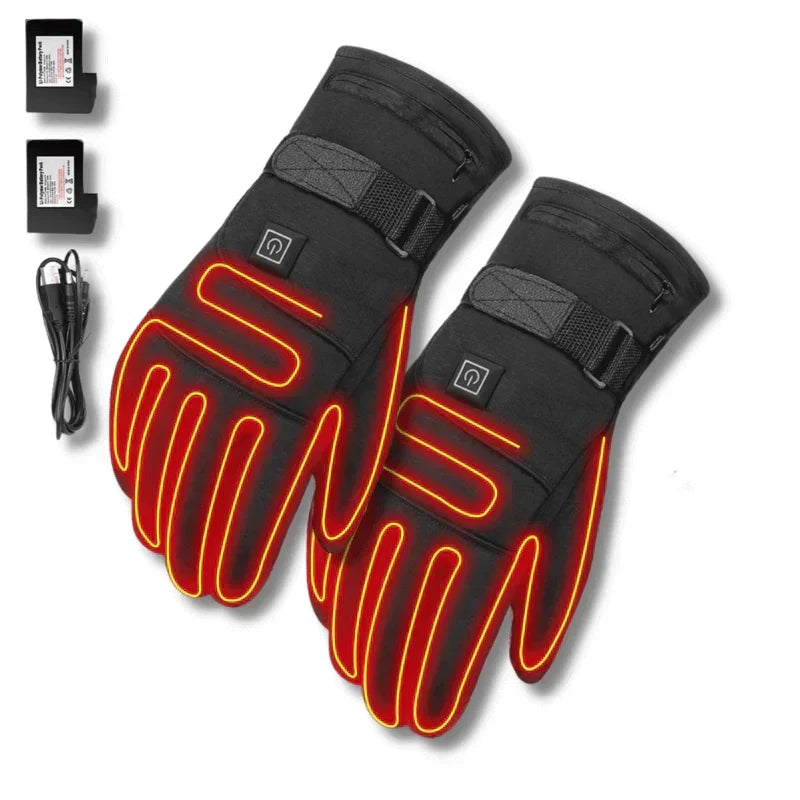 Waterproof Heated Gloves for Men &amp; Women with Touchscreen