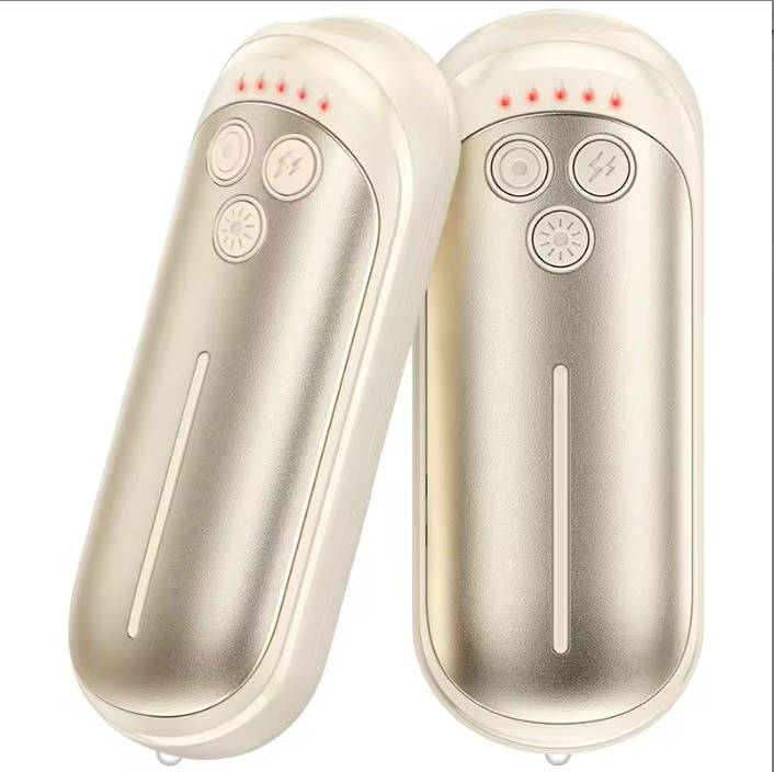 Electric Hand Warmer 2-Pack | 6000 mAh Battery with 5 Levels | AI Chip, Up to 15 Hours of Heat, USB Rechargeable