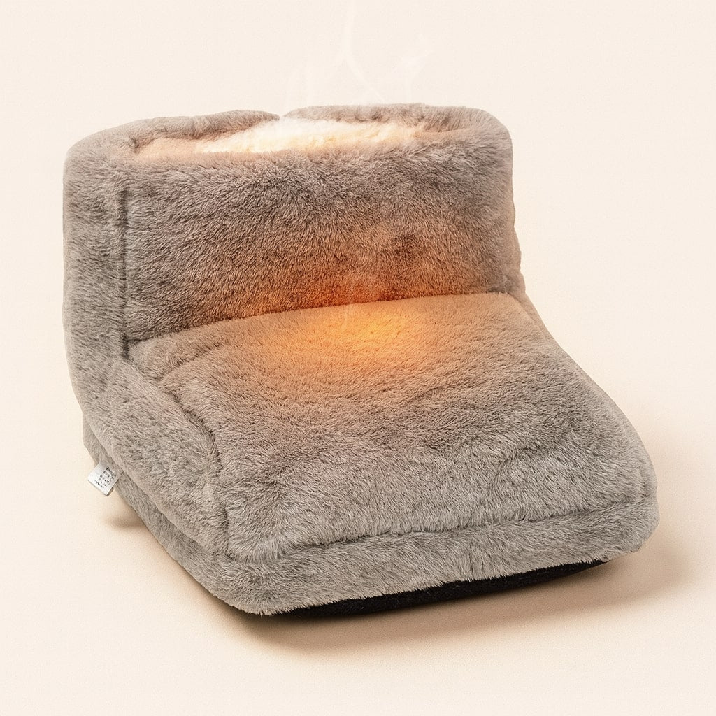 Electric Foot Warmer with 3 Heat Settings | USB Operation, 5V Safety Voltage | Soft Fleece, Removable Cover