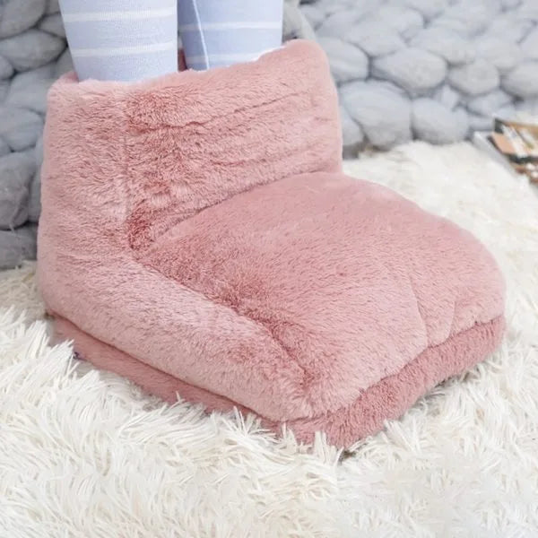 Electric Foot Warmer with 3 Heat Settings | USB Operation, 5V Safety Voltage | Soft Fleece, Removable Cover
