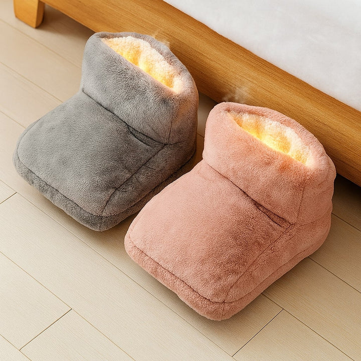 Electric Foot Warmer with 3 Heat Settings | USB Operation, 5V Safety Voltage | Soft Fleece, Removable Cover