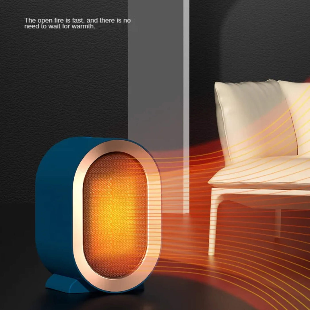 Heat Grove™ Ceramic Desk Space Heater with Thermostat and 2 Heat Modes