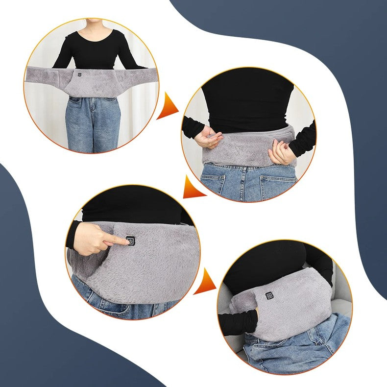 USB Heated Waist Belt with 3 Heat Levels – Heat Grove