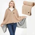 Heat Grove™ USB-C Heated Shawl Wrap with 8 Heat Zones